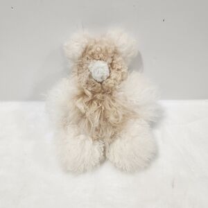 Alpaca Soft Fur Hypoallergenic Teddy Bear 10" Stuffed Animal Toy